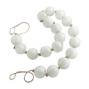 Frosted Glass Orb Garland 91in