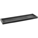 Black Marble Slim Tray 22in