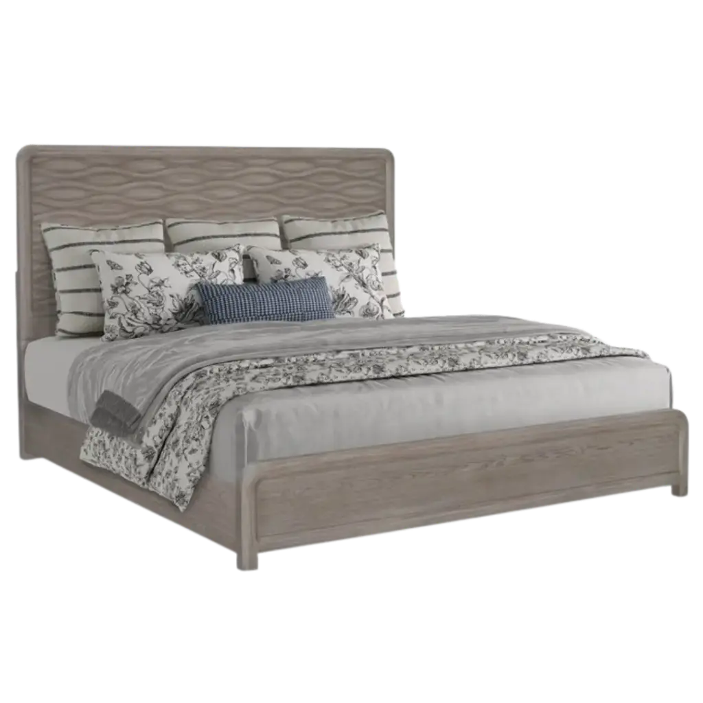 Wave Queen Panel Bed