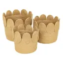 Inuit Rattan Basket Set 3pc