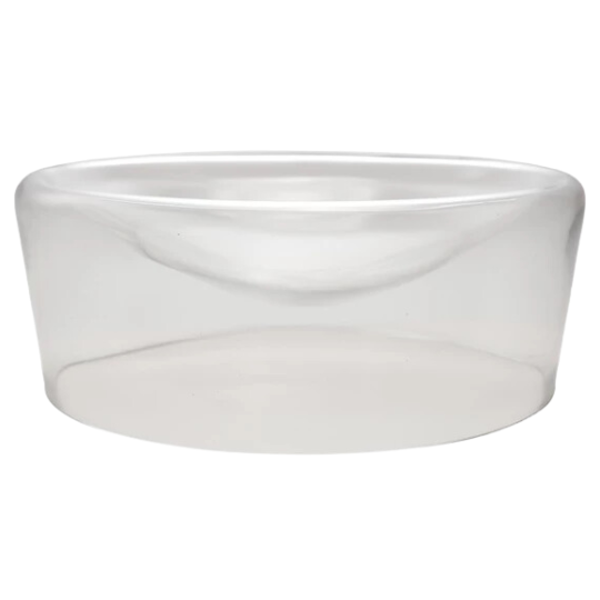 Inverted Glass Bowl 12in