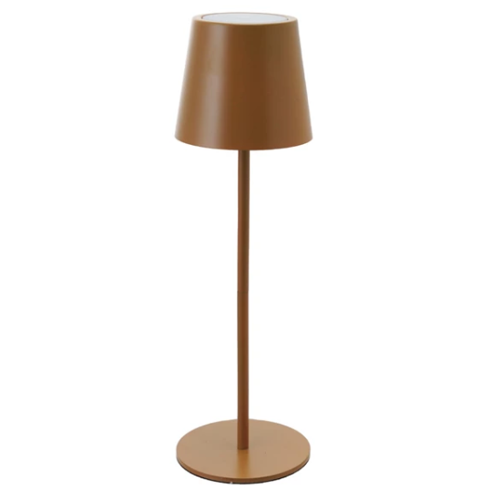 LED Table Lamp With Touch Sensor Brown 14.5in