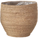 Hand-Woven Seagrass Planter 10in