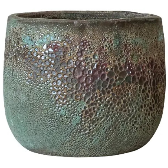 Volcano Finish Terra-cotta Planter 14in