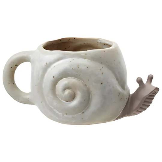 Stoneware Snail Shaped Mug 12oz