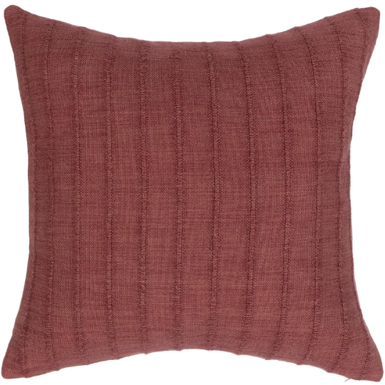 Hunter Pillow Cherrywood Red 22x22in