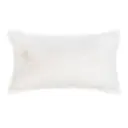 Taiga Faux Fur Pillow Ivory 14x26in