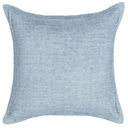 Solstice Pillow Chambray Blue 22x22in