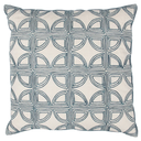 Elea Pillow Ivory Navy 22x22in