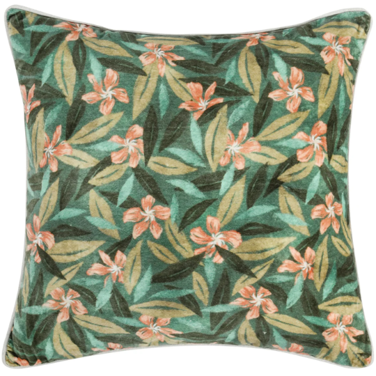 Lamia Pillow Green Multi 22x22in