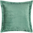Lapis Pillow Velvet Viridian Green 22x22in