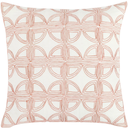 Elea Pillow Ivory Blush 22x22in