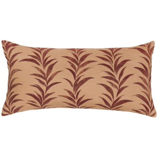 Alula Pillow Sienna Burgundy 14x26in