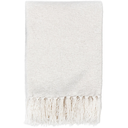 Aria Boucle Throw Ivory 50x70in
