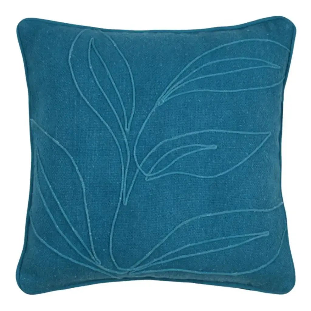 Aloha Pillow Blue 16x16in