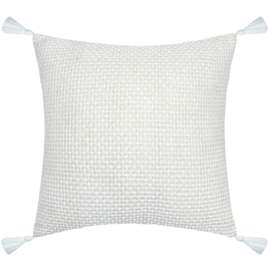 Balma Pillow Ecru 16x16in