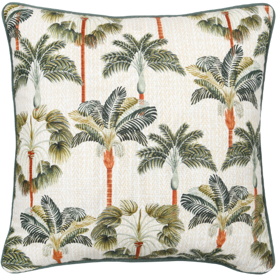 Casablanca Pillow Palms Multi 18x18in