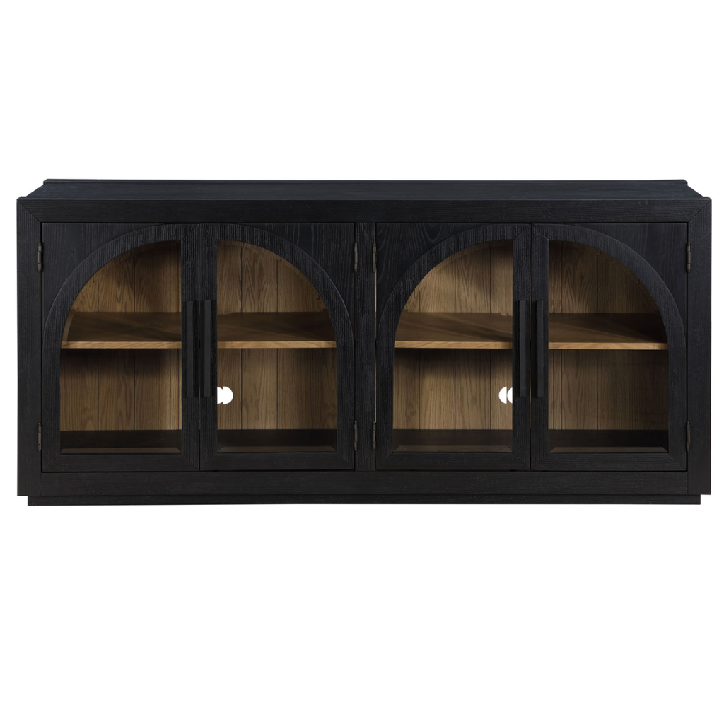 Magnolia Cathedral Doored Server Black