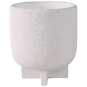 Modern Textured Footed Planter 7in
