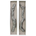 Marco Silver Wood Shadow Box Art 1pc Assorted 15x70in