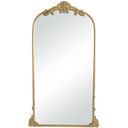 Ornate Gold Floor Mirror 42x72in