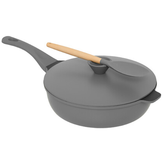 Cast Aluminium Deep Pan Grey 11in
