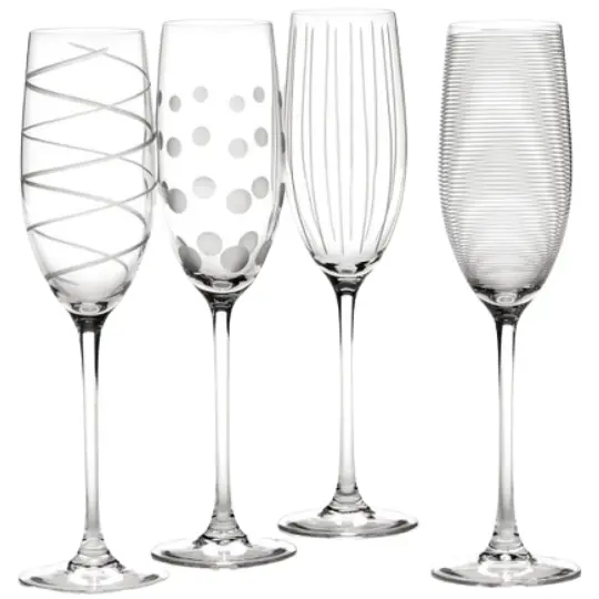 Cheers Champagne Flute Set 4pc
