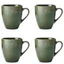 Jardin Porcelain Mug Set 4pc