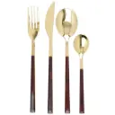 Tortoiseshell Flatware Set 16pc