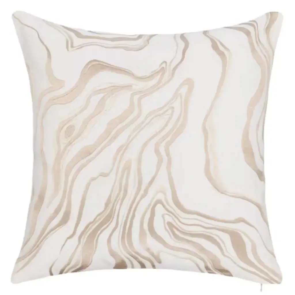 Drift Pillow Ivory Natural 22x22in