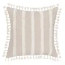 Edisto Pillow Beige Ivory 22x22in