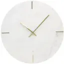 Moreno Marble Wall Clock 17in