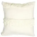 Luani Fringe Pillow Cream 18in