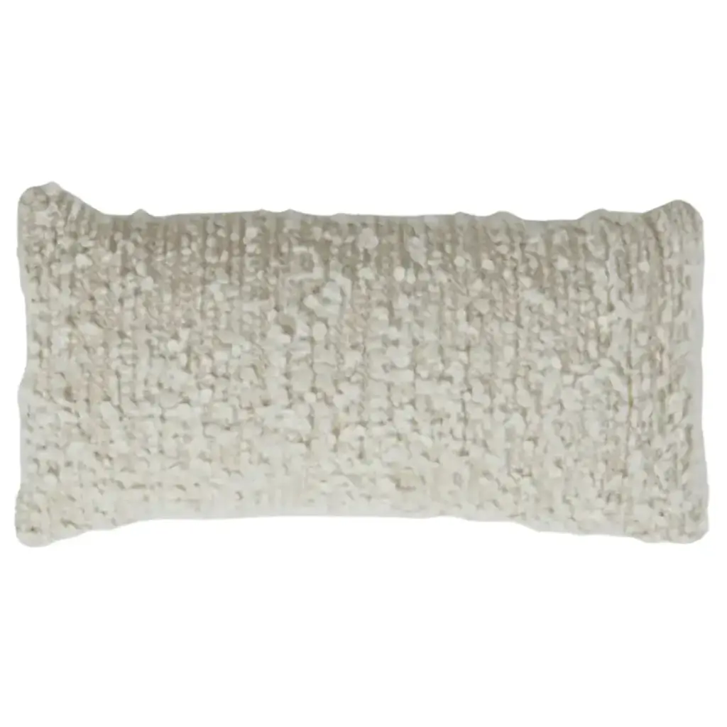 Humada Boucle Bolster Natural 12x24in