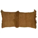 Luani Fringe Bolster Cognac 12x24in