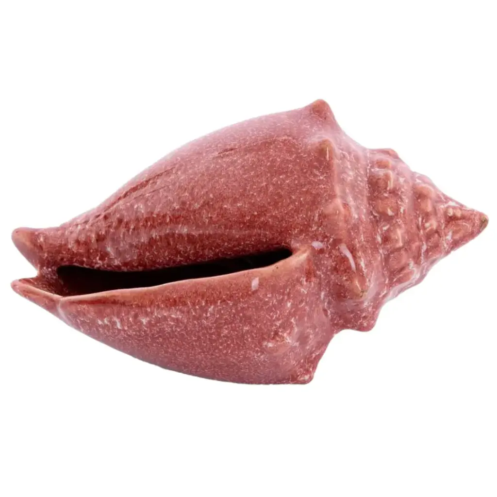 Ceramic Seashell Coral 7.5in
