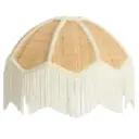 Malacia Raffia Fringed Hanging Shade 18in