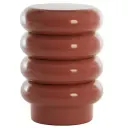 Mirogi Ceramic Side Table Coral 12x16in