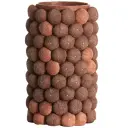 Sea Urchin Vase Coral Red 16in