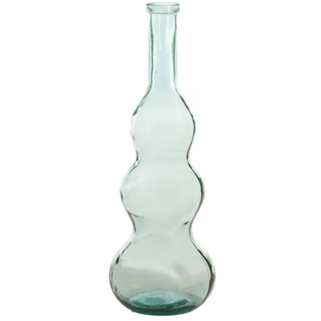 Venerio Glass Vase Light Green 30in