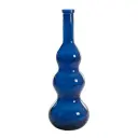 Venerio Glass Vase Dark Blue 40in