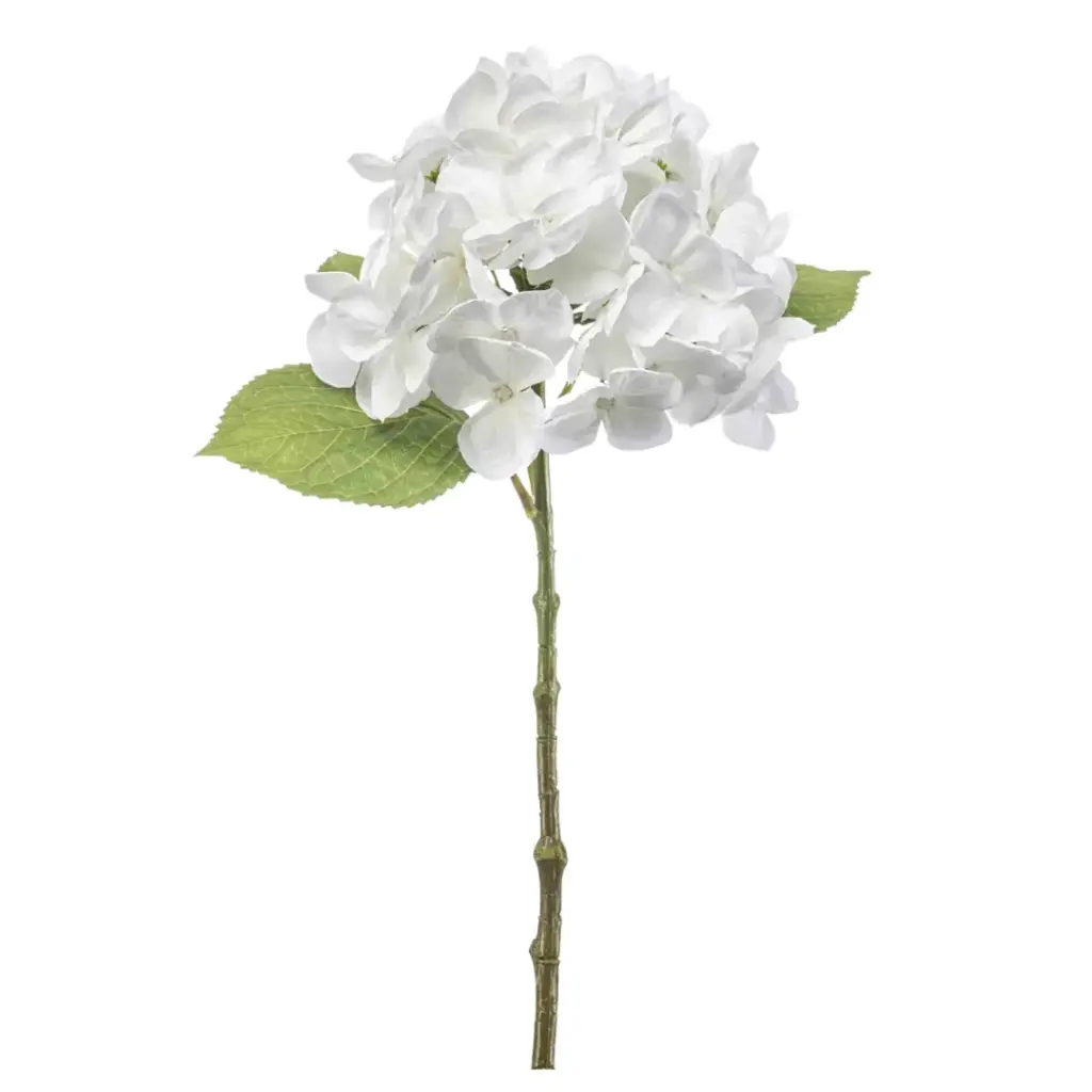 Hydrangea Spray White 18.5in