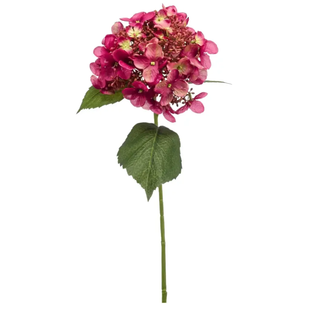 Hydrangea Spray Fuchsia 19.5in