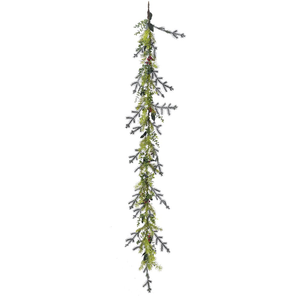 Garland with Berries Red 79in