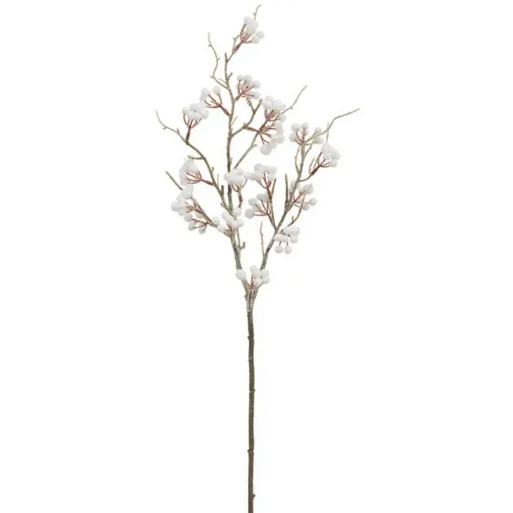 Iced Berry Spray White 39in