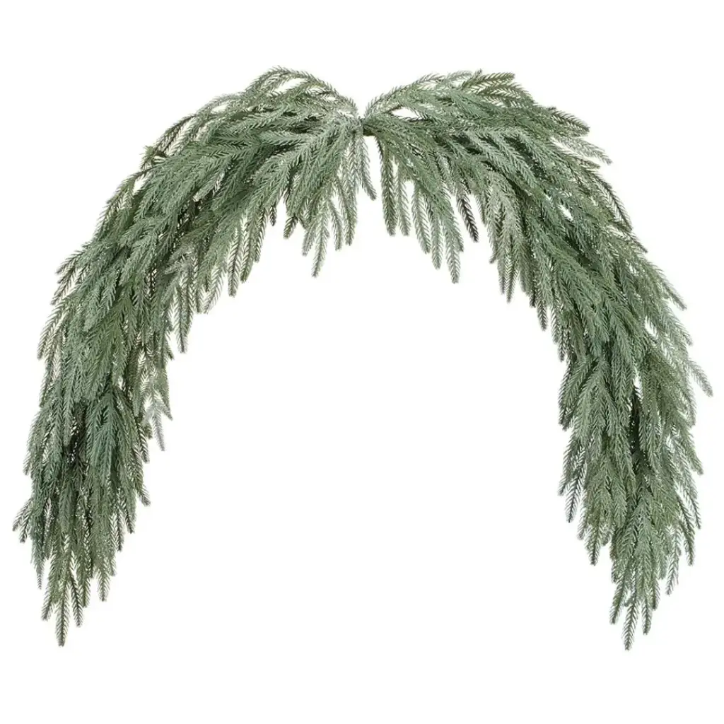 Willow Pine Mantel Swag Garland 6ft