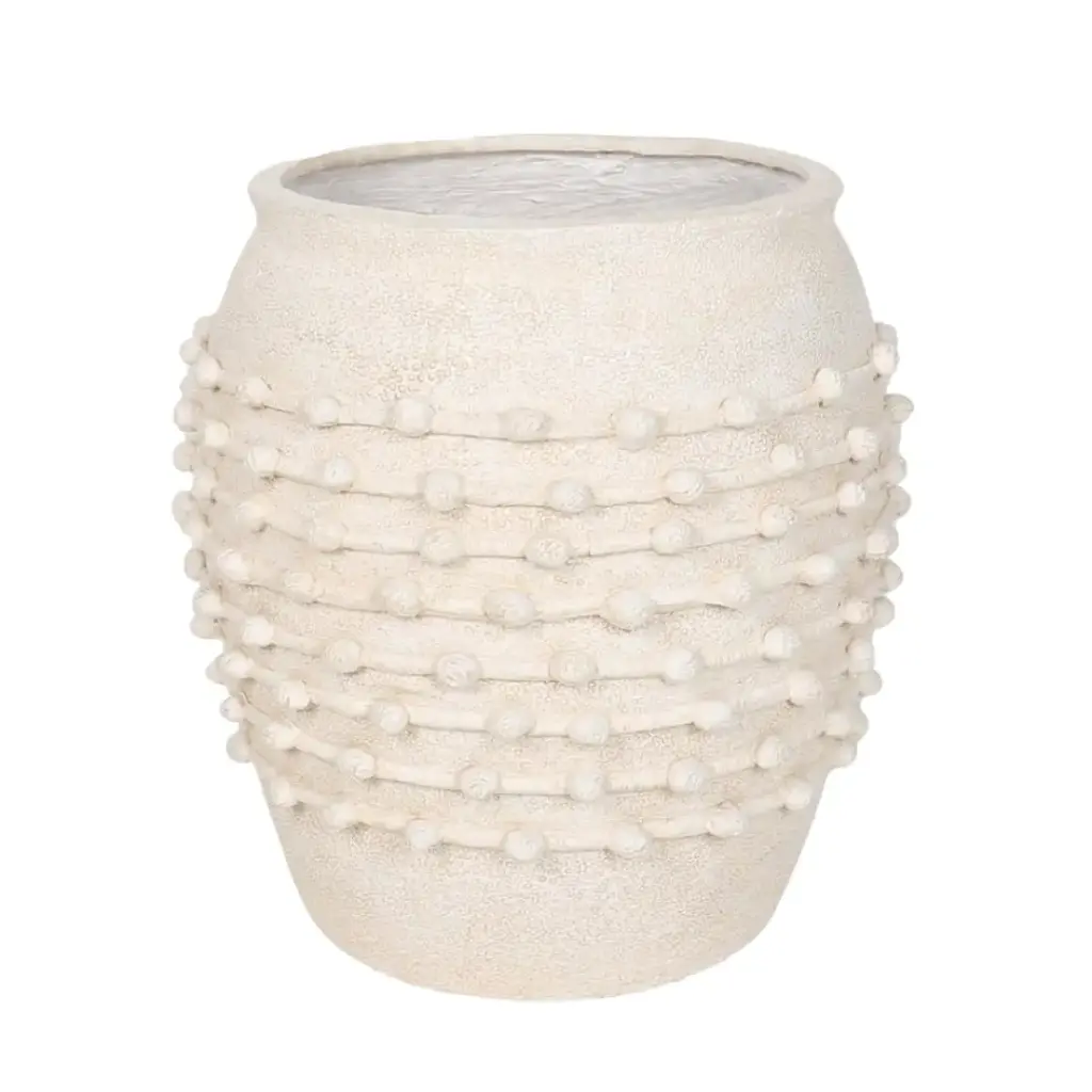 Nisyros Planter Ivory 18x26in