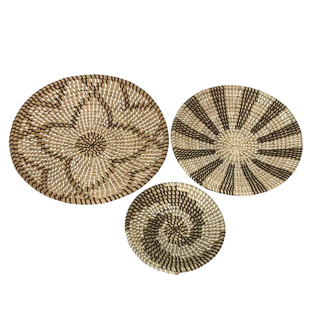 Juri Decorative Wall Basket Set 3pc 