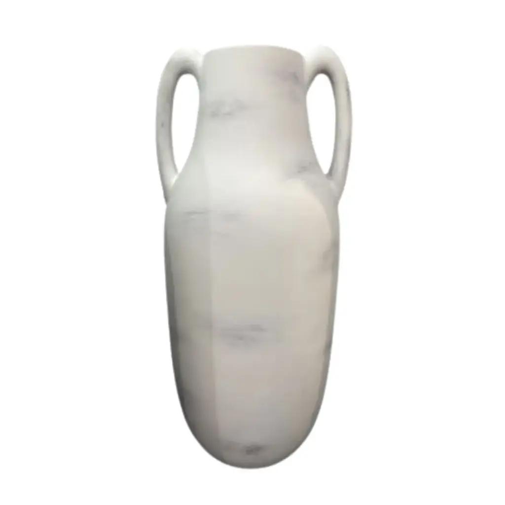 YDRA Planter White Fiberglass 35in