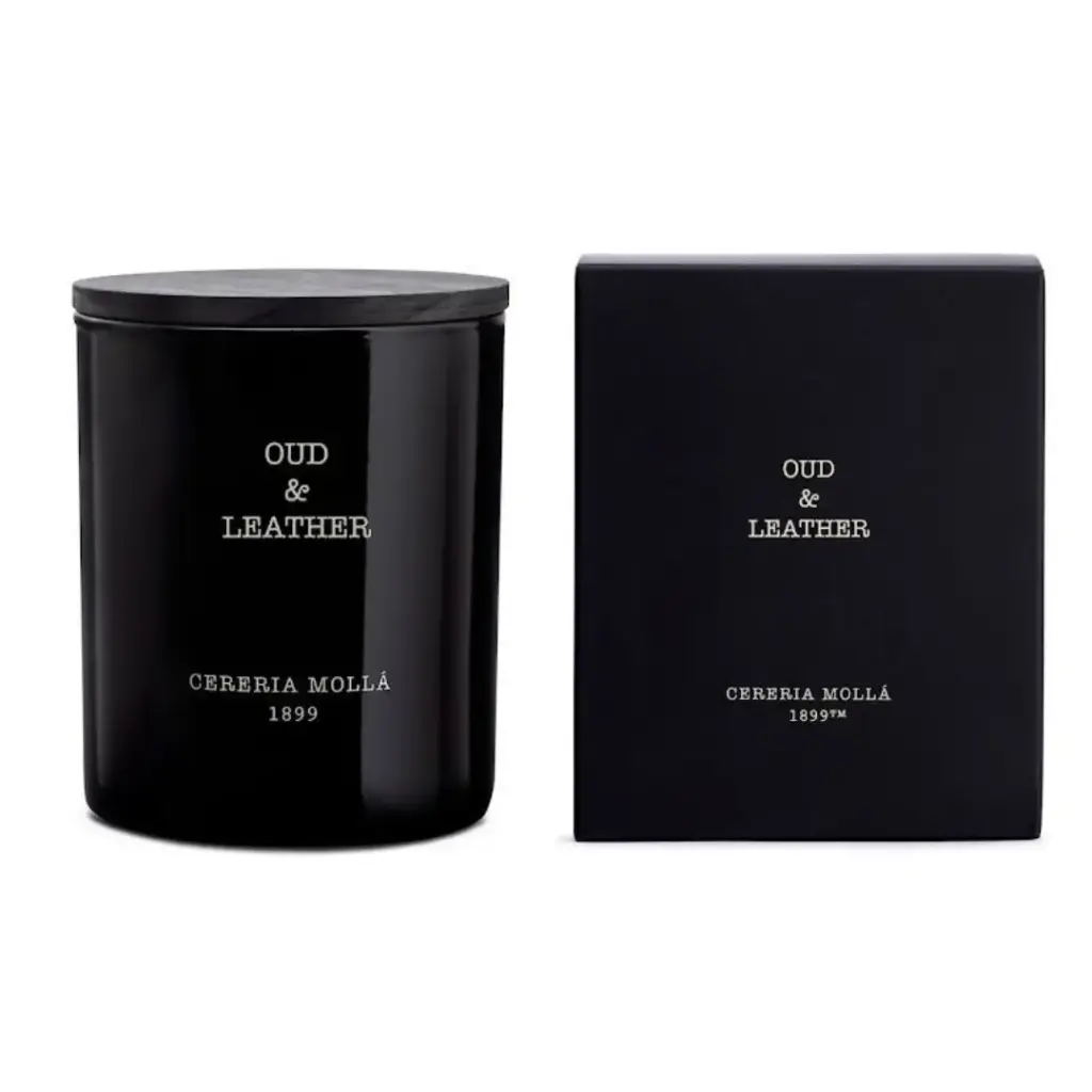 Oud & Leather Premium Candle 8oz